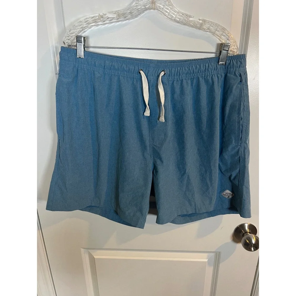 Trunks Surf & Swim Co Mens Swim Trunks Land to Water Blue‎ XL
